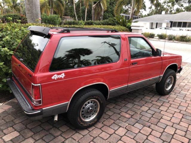 1991 Red GMC Jimmy SUV