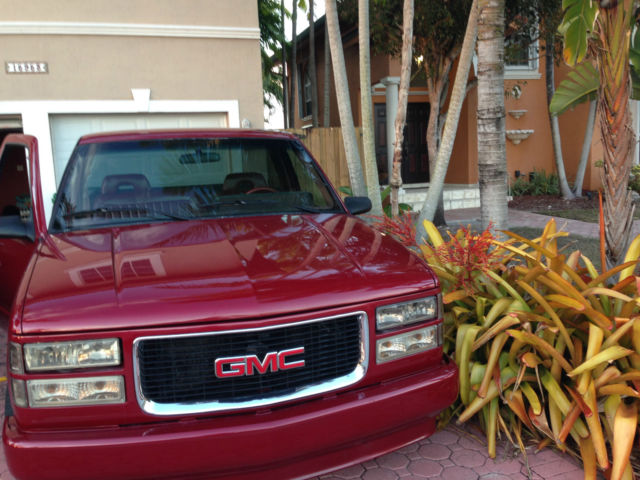 1990 red GMC Sierra 1500