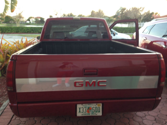 1990 red GMC Sierra 1500