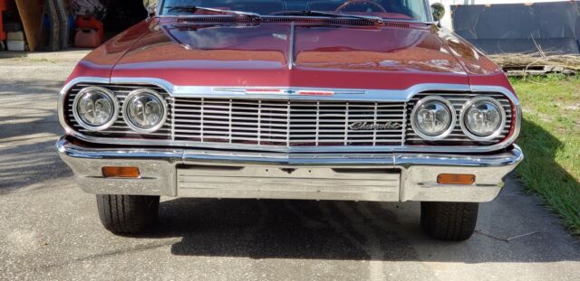 1964 Burgundy Chevrolet Impala Coupe