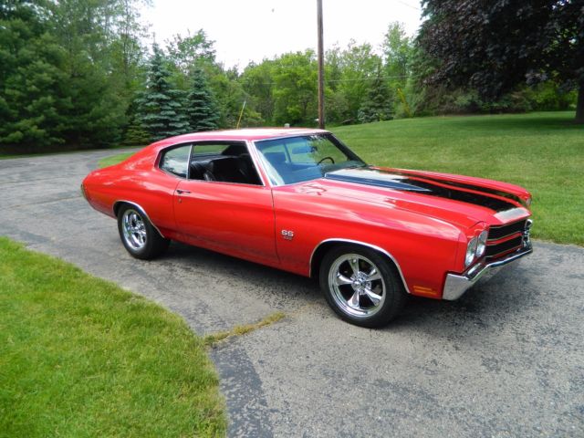 1970 Red Chevrolet Chevelle Coupe