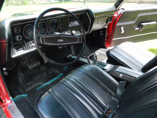 1970 Red Chevrolet Chevelle Coupe