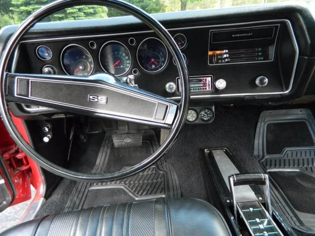 1970 Red Chevrolet Chevelle Coupe