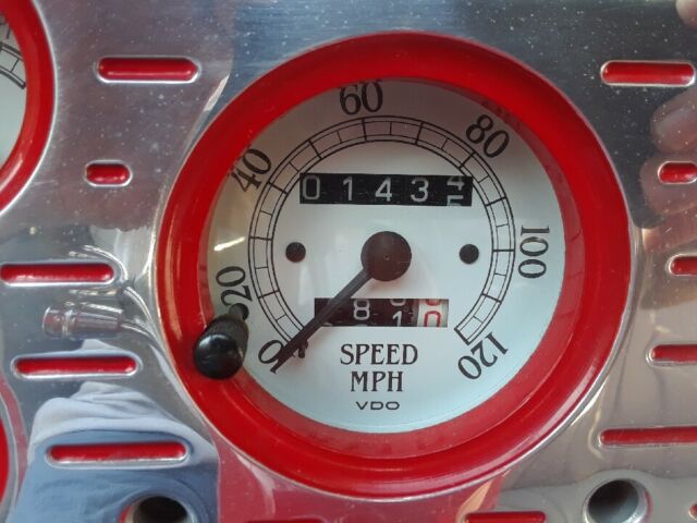 1934 Red Ford Cabriolet