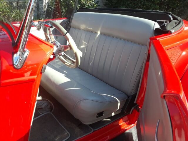 1934 Red Ford Cabriolet