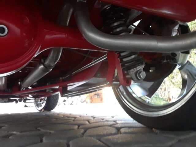 1934 Red Ford Cabriolet