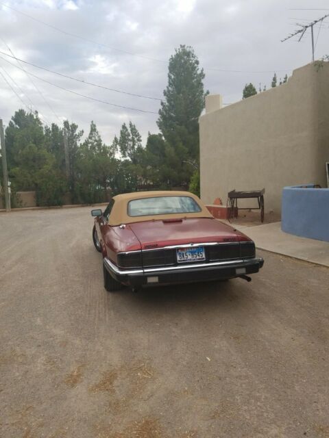 1992 Red Jaguar XJS Convertible