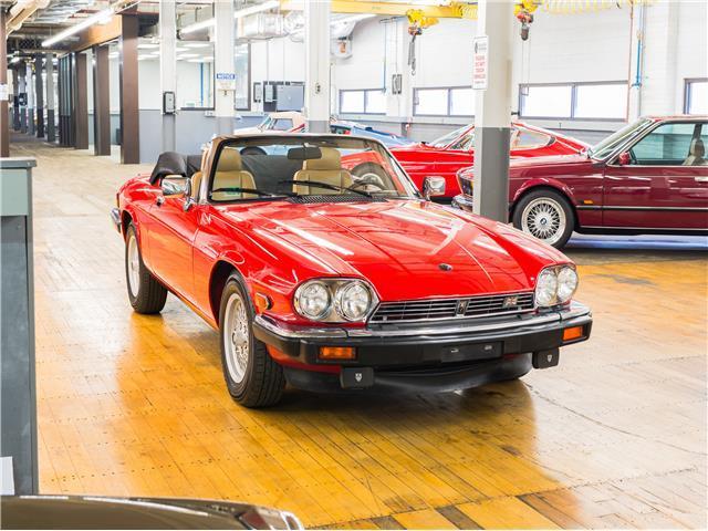 1989 Red Jaguar XJS Convertible