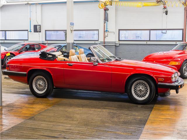 1989 Red Jaguar XJS Convertible