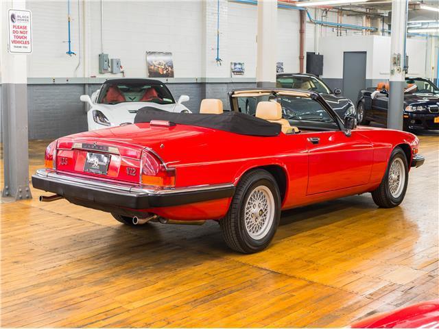 1989 Red Jaguar XJS Convertible