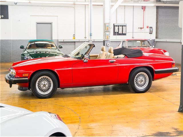 1989 Red Jaguar XJS Convertible