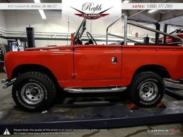 1964 Red Land Rover Series II --
