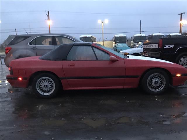 1988 Red Mazda RX-7 --