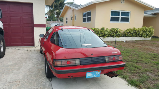 1985 Red Mazda RX-7 Coupe