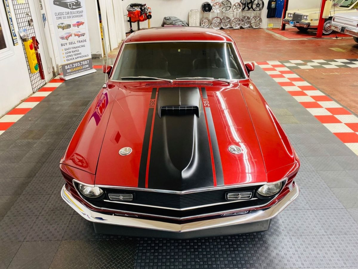 1970 Red Ford Mustang Fastback