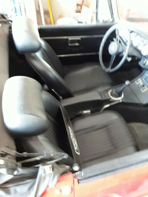 1972 Red MG MGB Convertible