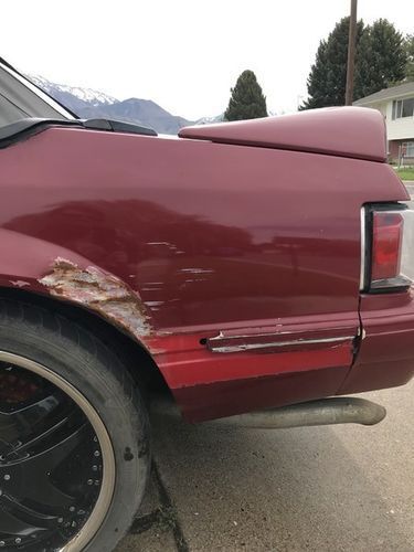 1991 Red Ford Mustang