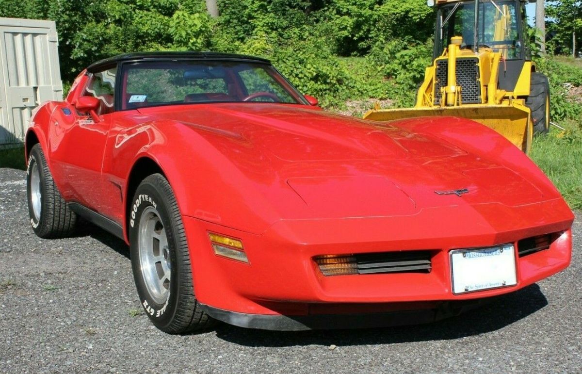 1980 Red Chevrolet Corvette Coupe