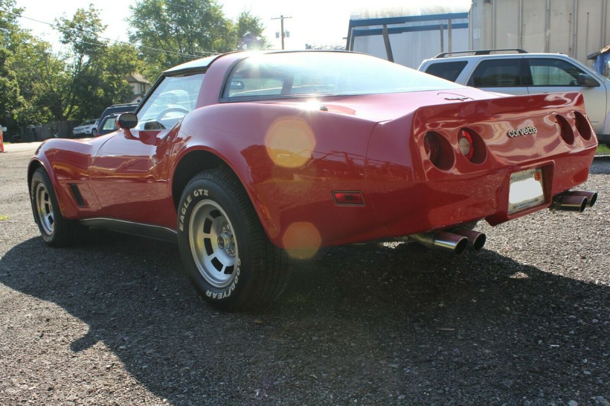 1980 Red Chevrolet Corvette Coupe