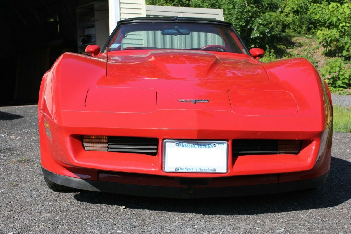 1980 Red Chevrolet Corvette Coupe