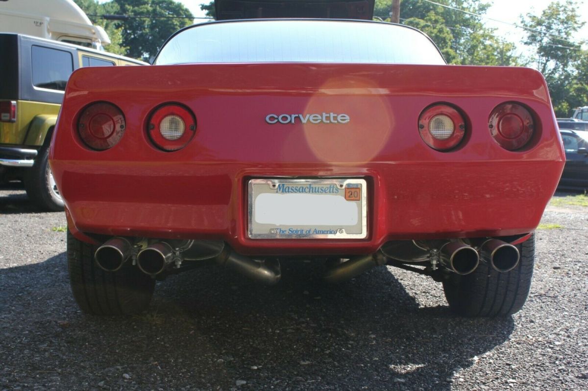 1980 Red Chevrolet Corvette Coupe