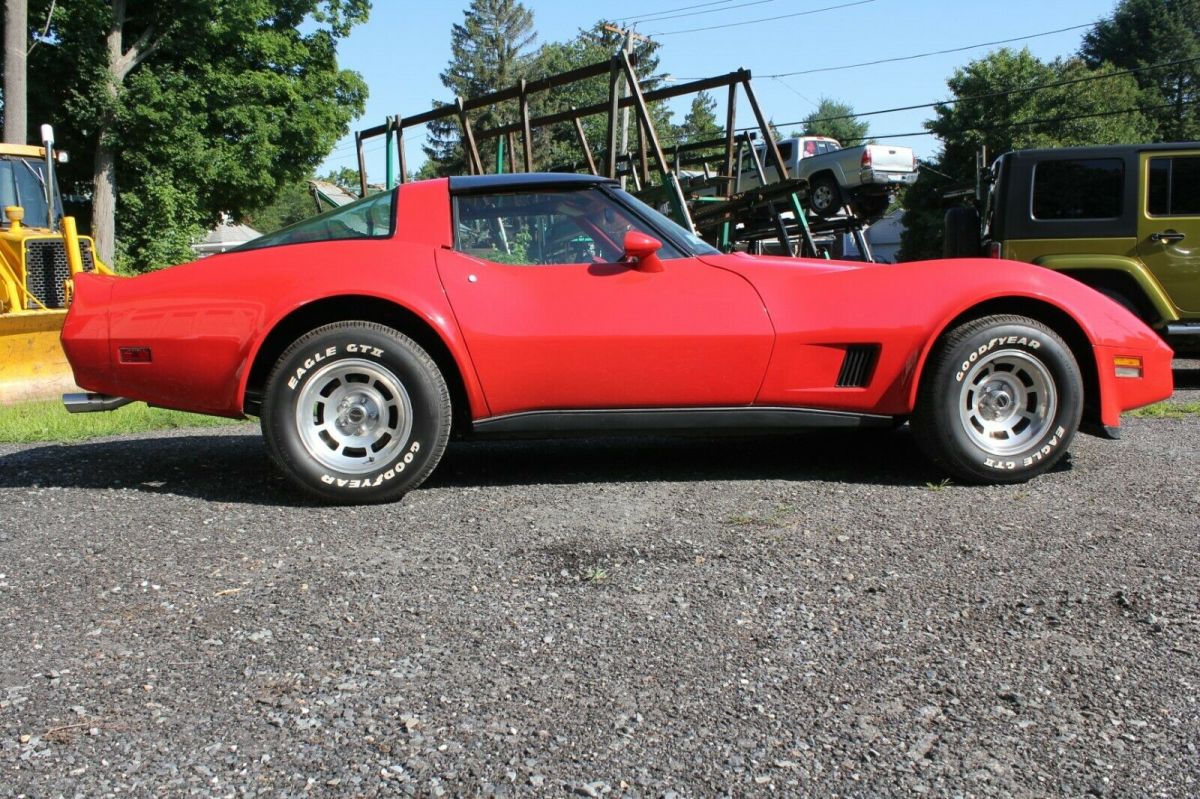 1980 Red Chevrolet Corvette Coupe