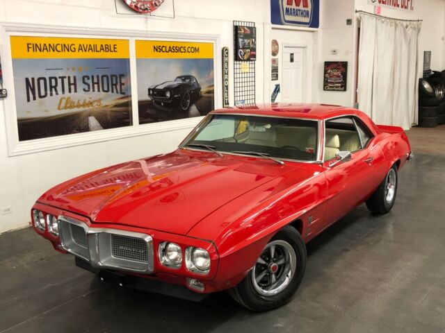 1969 Red Pontiac Firebird Coupe
