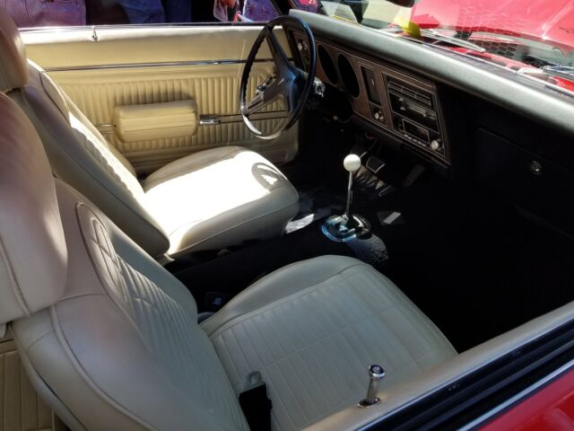 1969 Red Pontiac Firebird Coupe