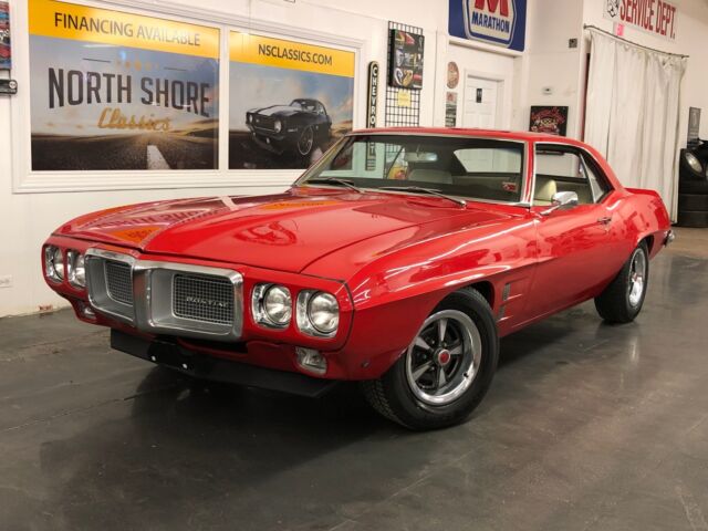 1969 Red Pontiac Firebird Coupe