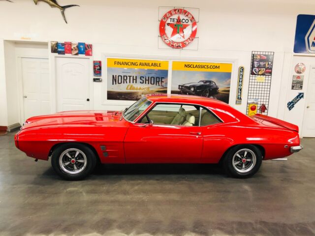 1969 Red Pontiac Firebird Coupe