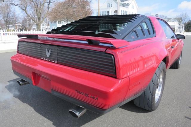 1984 Red Pontiac Trans Am Hatchback