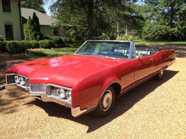1967 Red Oldsmobile Ninety-Eight Convertible