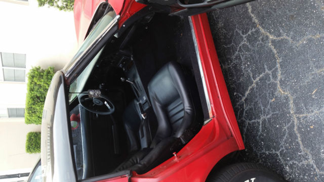 1980 Red Chevrolet Corvette sport