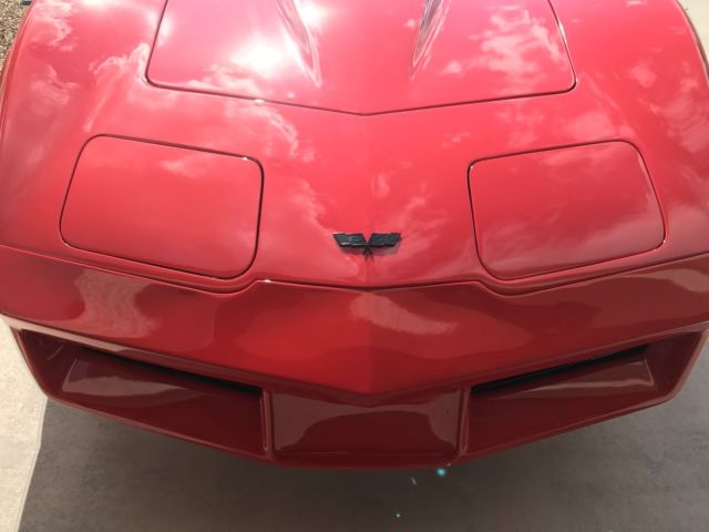 1982 Red Chevrolet Corvette Coupe