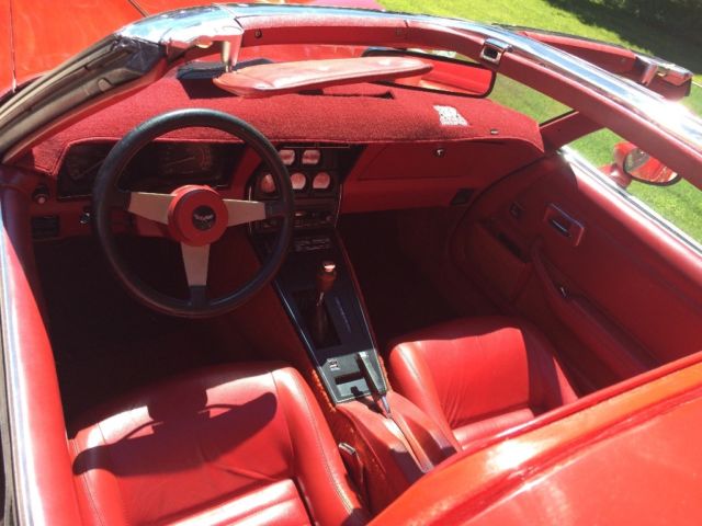1979 Red Chevrolet Corvette