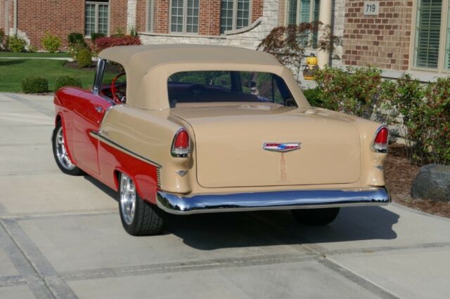 1955 Red Chevrolet Bel Air/150/210 Convertible