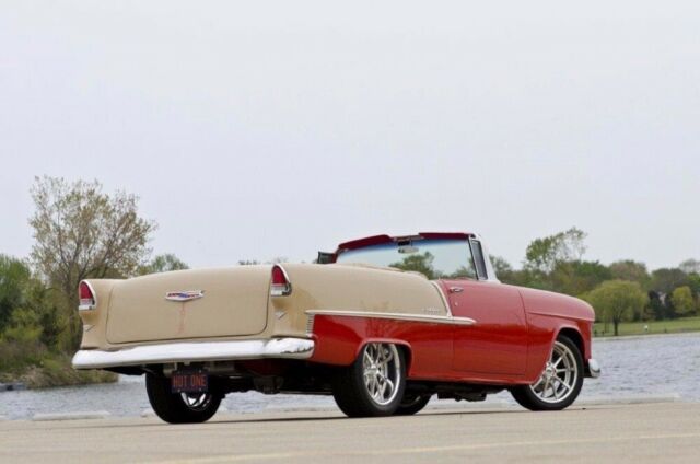 1955 Red Chevrolet Bel Air/150/210 Convertible