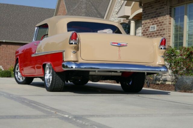 1955 Red Chevrolet Bel Air/150/210 Convertible