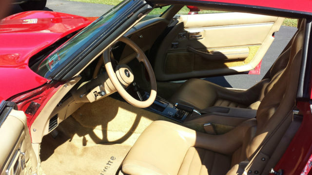 1981 Red Chevrolet Corvette Coupe