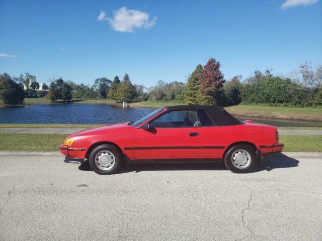 1987 Red Toyota Celica 2d Convertible