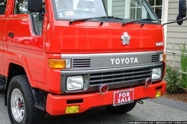 1993 Red Toyota HiAce Other