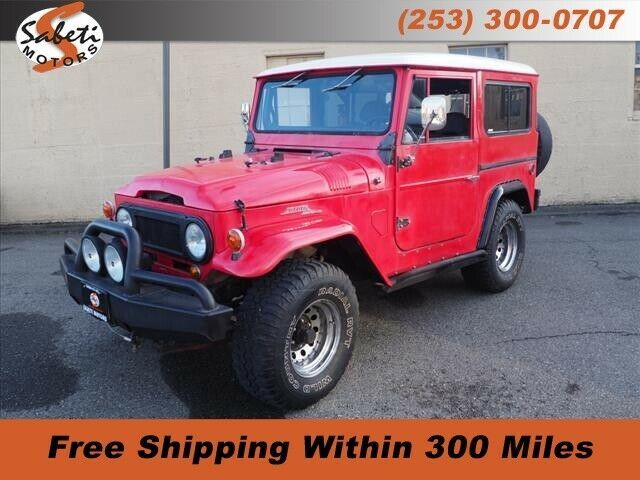 1969 Red Toyota Land Cruiser 2 Dr