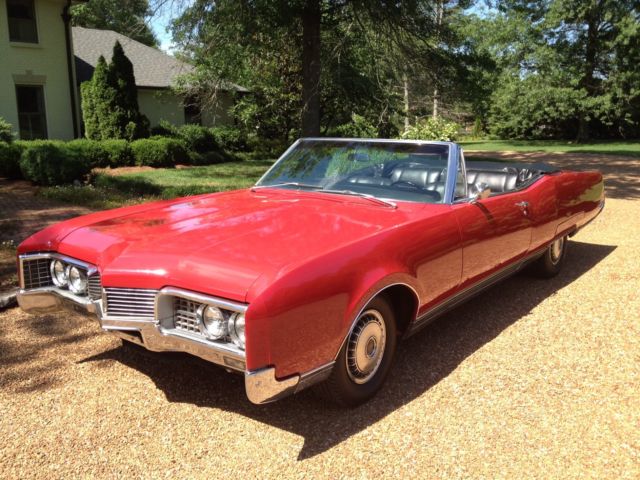 1967 Red Oldsmobile Ninety-Eight Convertible