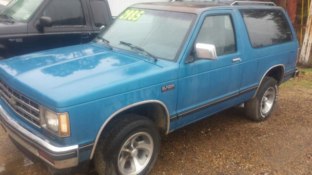 1988 Blue Chevrolet Blazer SUV