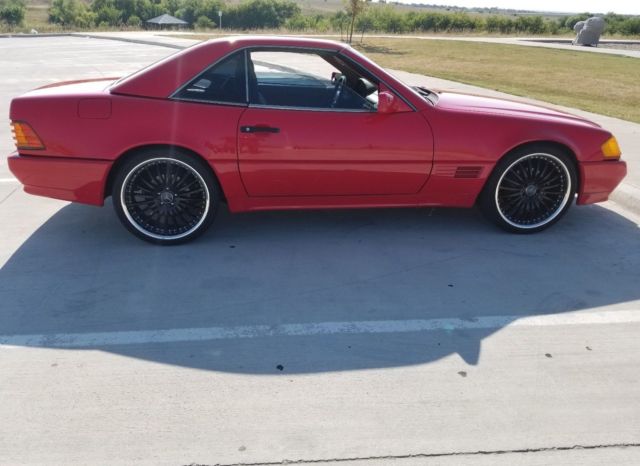 1991 Red Mercedes-Benz 300SL Convertible