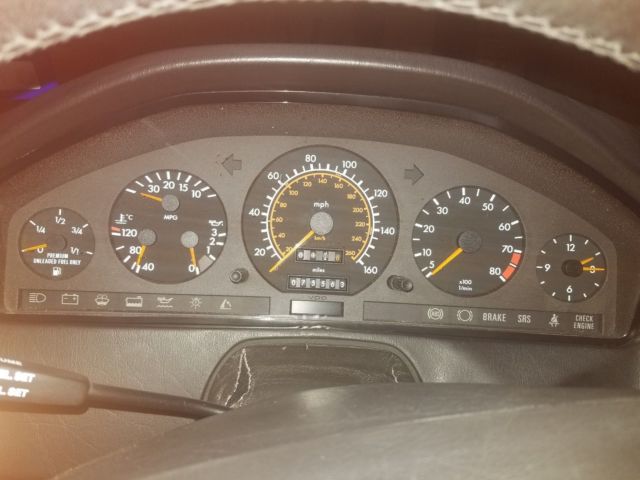 1991 Red Mercedes-Benz 300SL Convertible