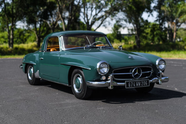 1961 Dunkelgrun (Dark Green) Mercedes-Benz SL-Class Convertible