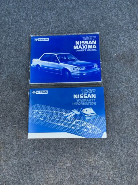1987 Gold Nissan Maxima 4 door sports car