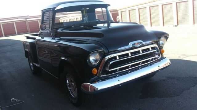 1957 Black Chevrolet Pickup