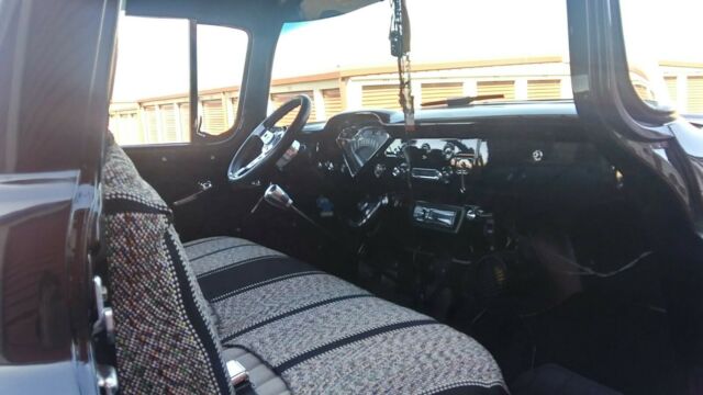 1957 Black Chevrolet Pickup